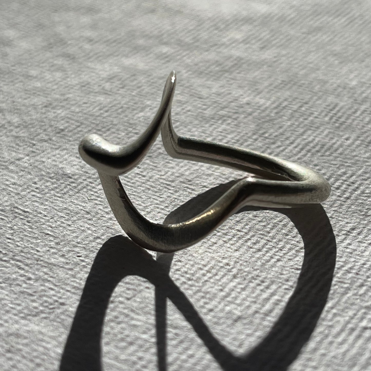 Cadenza ring in Sterling Silver